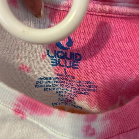 Liquid Blue Woodstock Rainbow Tie Dye T Shirt 3 Days of Peace Music & Love large - Picture 5 of 6